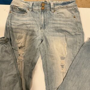 Distressed Light Blue Women's Jeans